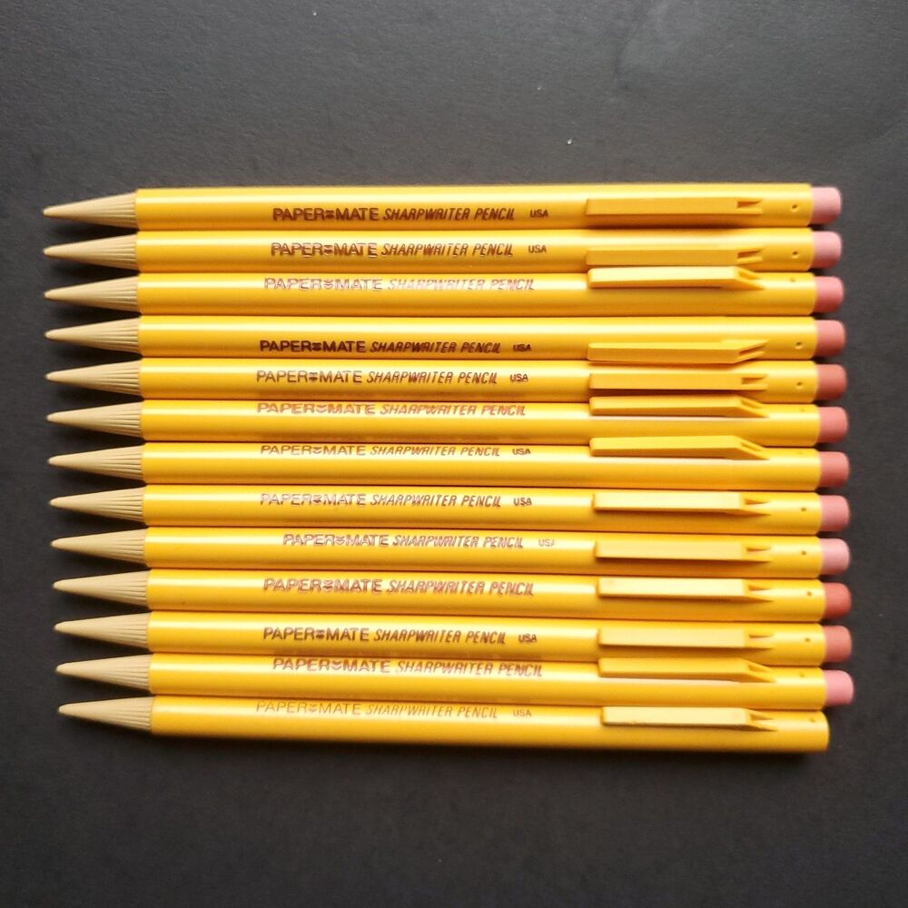 Vintage Papermate Sharpwriter Mechanical Pencil Lot of 12